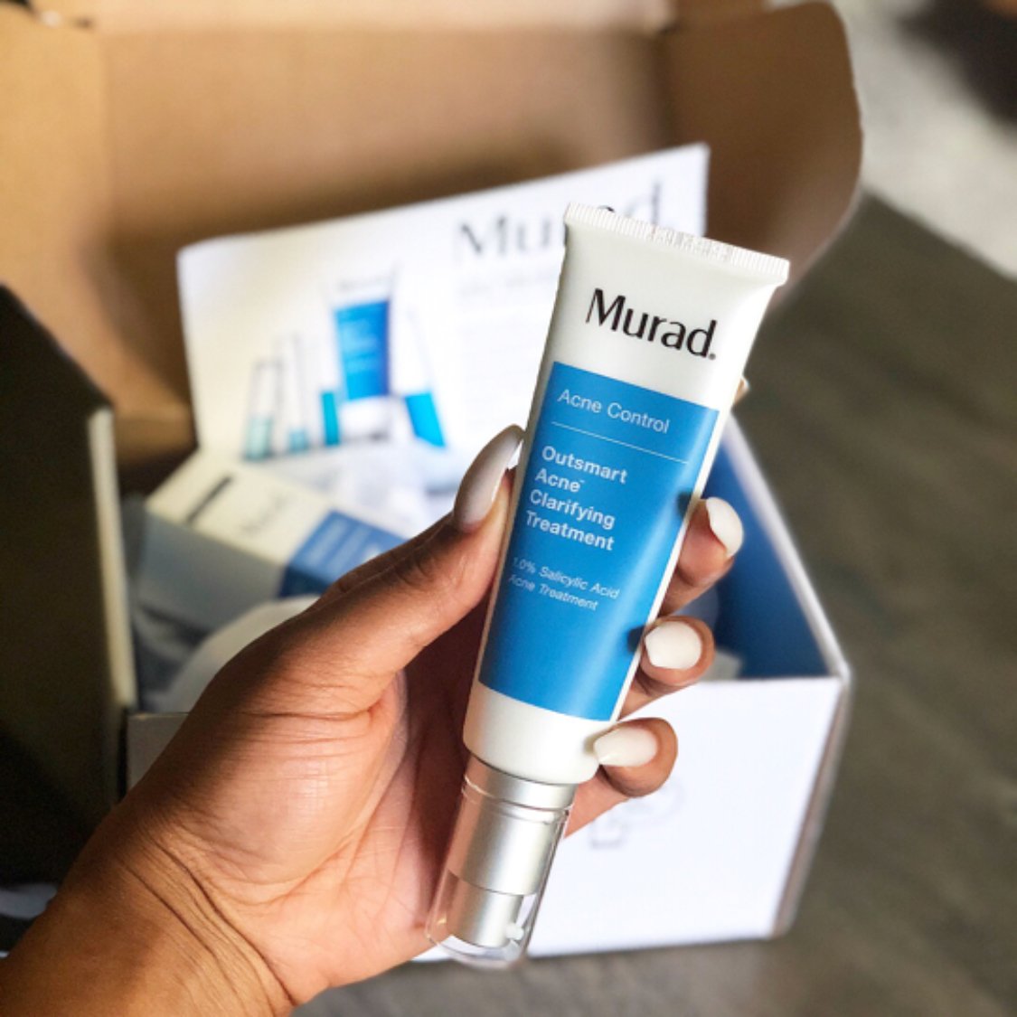 If you’re having acne probs, I highly recommend this product! Cleared my skin in 4 days, I honestly couldn’t believe it. <a href="/MuradSkincare/">Murad Skincare</a> @influenster #OutsmartAcne #MuradSkincare #complimentary