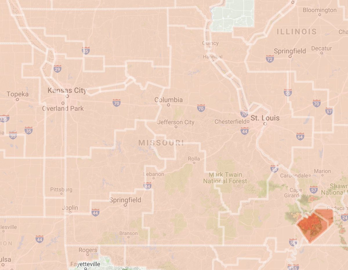 A heat advisory remains in effect for all of MO over the next few days.. Please stay hydrated, check on the elderly and keep your furry friends in mind as well. #mowx