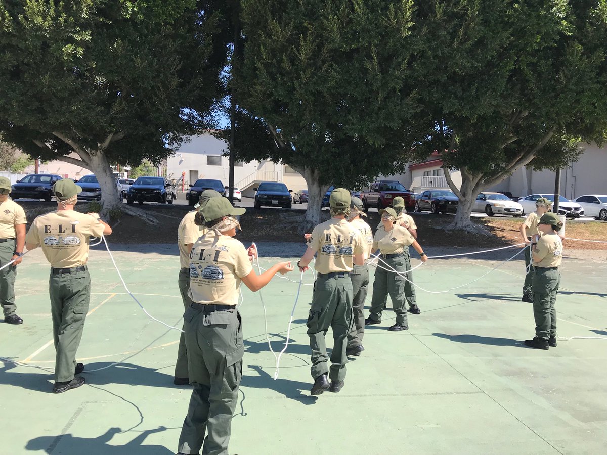 LasdExplorers's tweet photo. LASD Explorers are participating in the annual Explorer Leadership Institute at MCB Camp Pendleton this week learning how to lead, follow, communicate, and work as a team. “Explorer Your Possibilities “. #lasdexplorers https://t.co/0mVSfBgi35