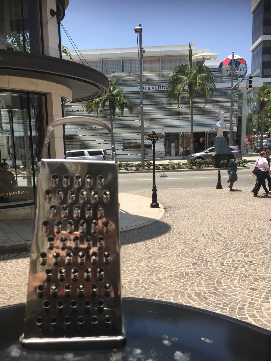 Just doing a spot of shopping on Rodeo Drive...