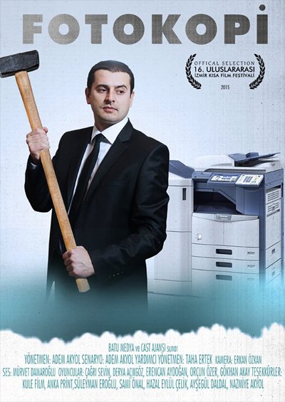 Yönetmenliğini Adem Akyol'un üstlenmiş olduğu "Fotokopi" adlı kısa film çalışması.

monetafilm.com/fotokopi