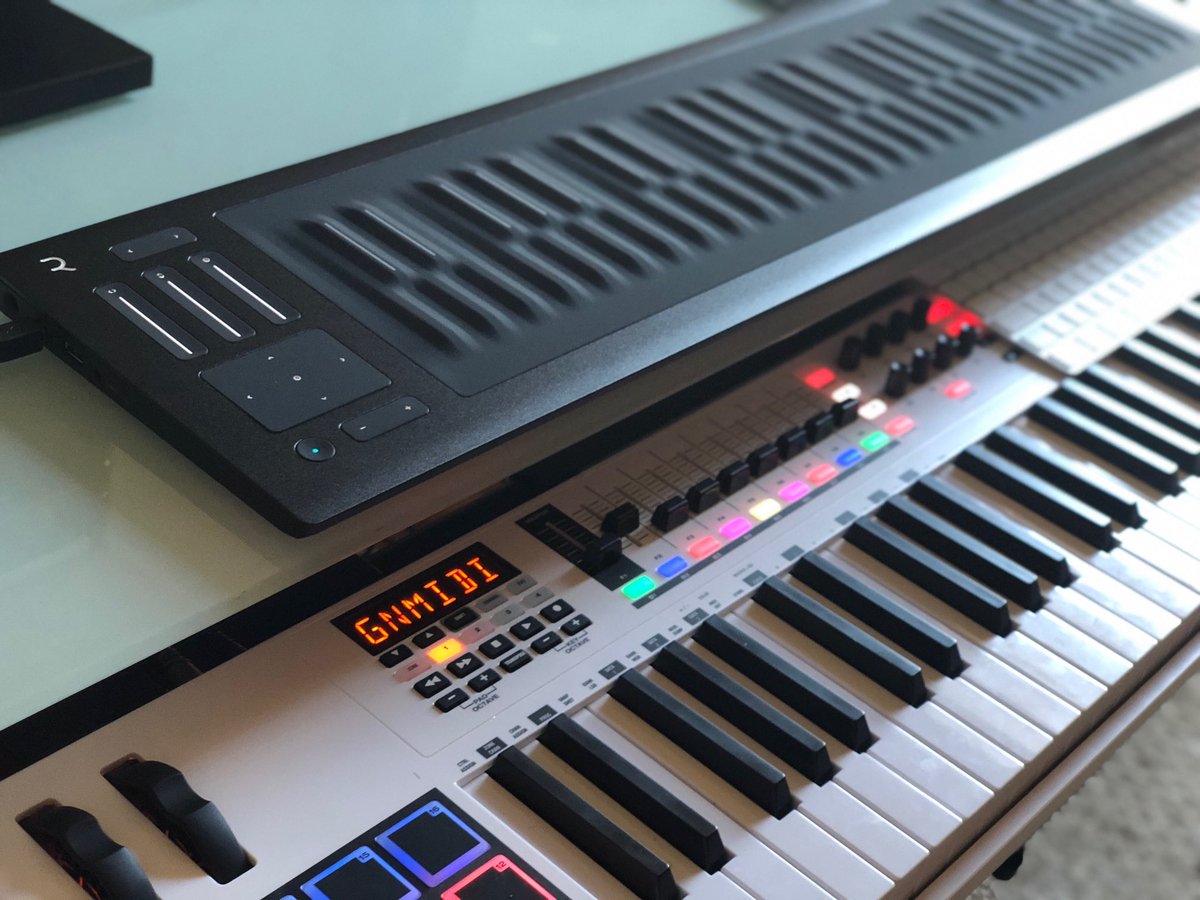 1ScottShields's tweet photo. Well it certainly looks great!!! Let’s see if I can make it sound great. #Roli #Rise49 ⁦@WeAreROLI⁩ https://t.co/DCfKphOl8S