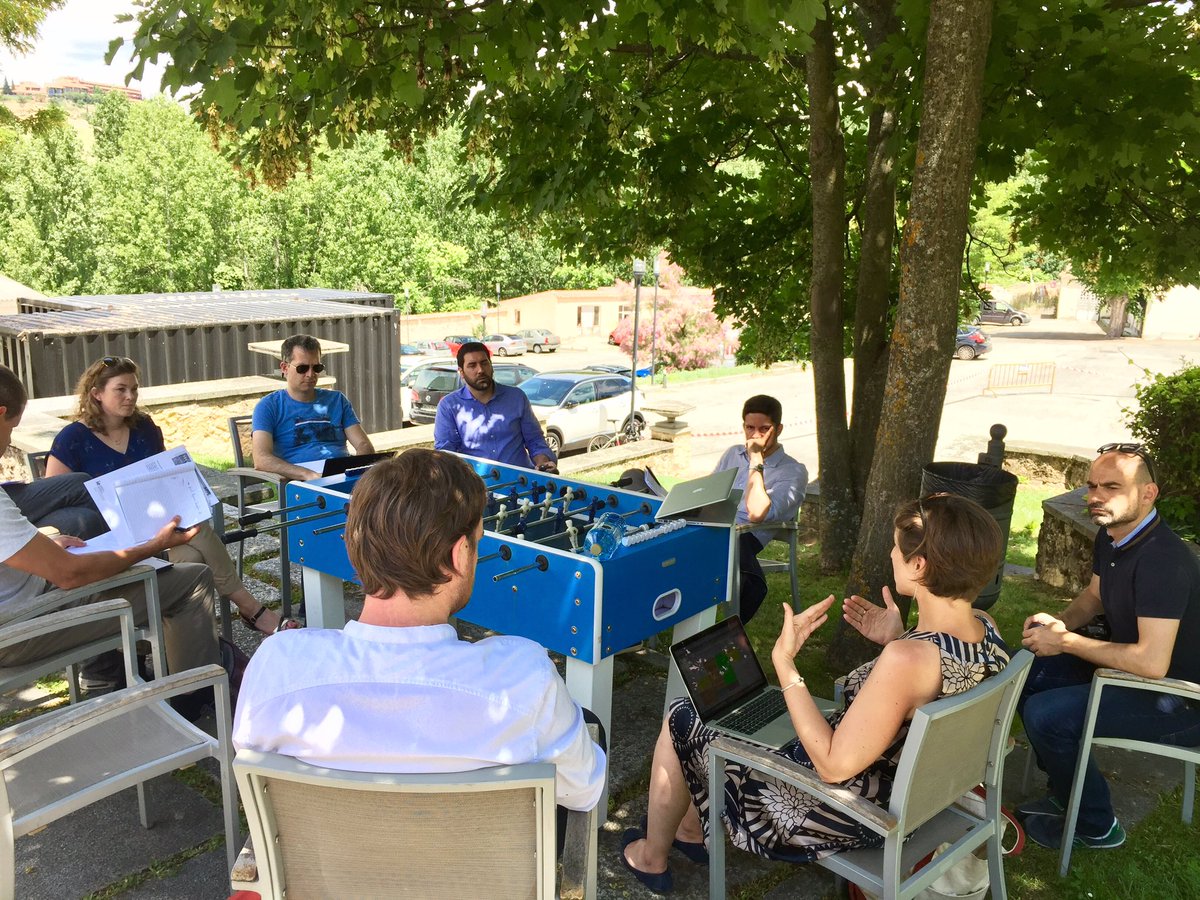 YesEuropeLab's tweet photo. The final meeting of the #YesEuropeLab organizers before the kickoff of our first Fellowship #TheLabSegovia2018. We are excited to welcome our fellows shortly. @glaveysarah https://t.co/jPUVTKV1Qy