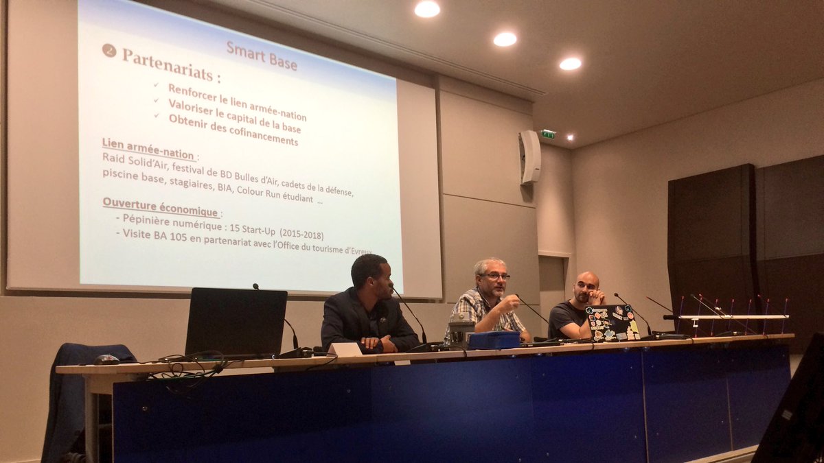 communaute_cimi's tweet image. #miditech @HANDHackers - @b_dsn : Smart Base une idee qui fait son chemin dans @Armee_de_lair