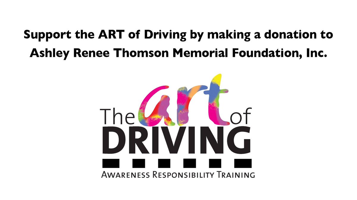 ARTofDrivingDC's tweet image. Your donation allows us to continue our efforts to educate teens, parents, and the community at large regarding this national health crisis. Thank you for your support! theartofdriving.org/foundation/con…