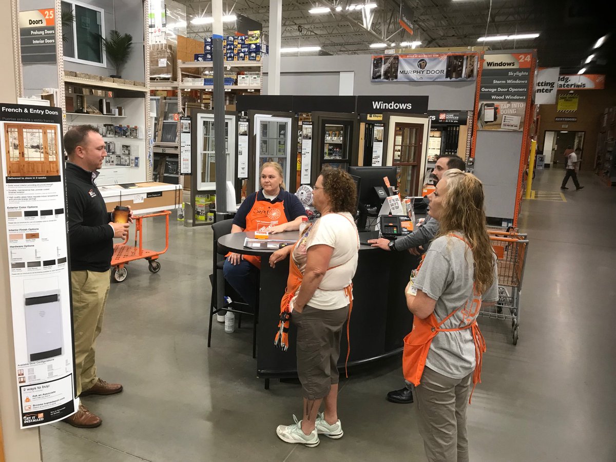 Jarad doing a PK on the rollout of Window installations in WV! <a href="/gloria_terri/">Terri Gloria</a> @thd_young <a href="/JMHagner/">Jarad Hagner</a>