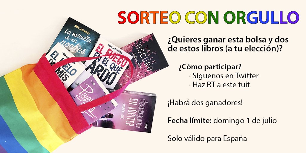 Neolectoras, ¿y si celebramos el #Orgullo2018 con un sorteo?