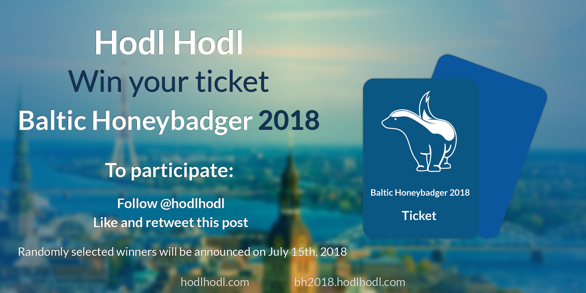 Baltic Honeybadger 2018 ticket giveaway