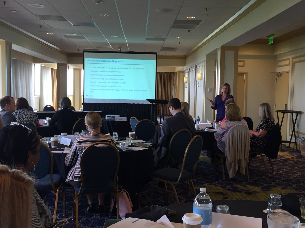 ShanGoff3's tweet image. ExcelinEd’s Cari Miller Convening of 12 states - learning and sharing successes in early literacy #ExcelinEd