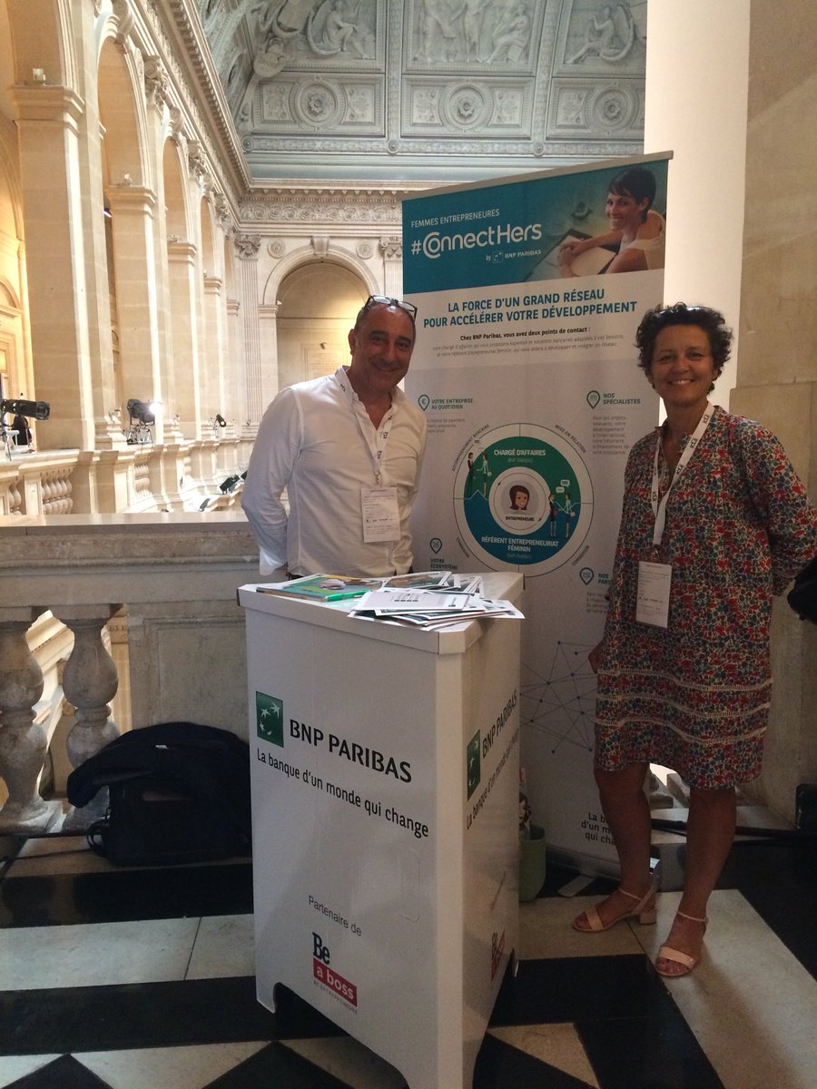 #ConnectHers by <a href="/mabanque_bnpp/">Ma Banque BNP Paribas</a> présente sur #Beaboss2018 <a href="/marseille/">Ville de Marseille</a> aujourd’hui. <a href="/IsaCasteras/">CASTERAS Isabelle</a>, <a href="/delphinefantoba/">Delphine Fantoba</a> et@StephanAntaramian conseillent les entrepreneuses dans leur projet.