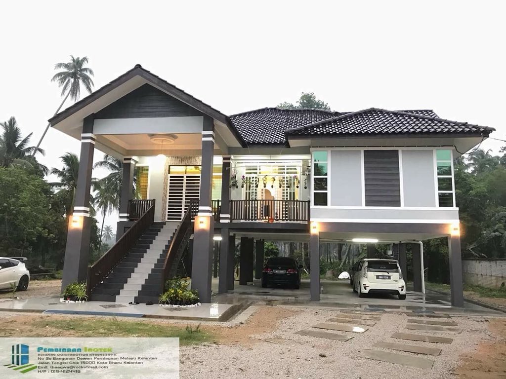 Design Rumah Kampung Moden Desainrumahid com