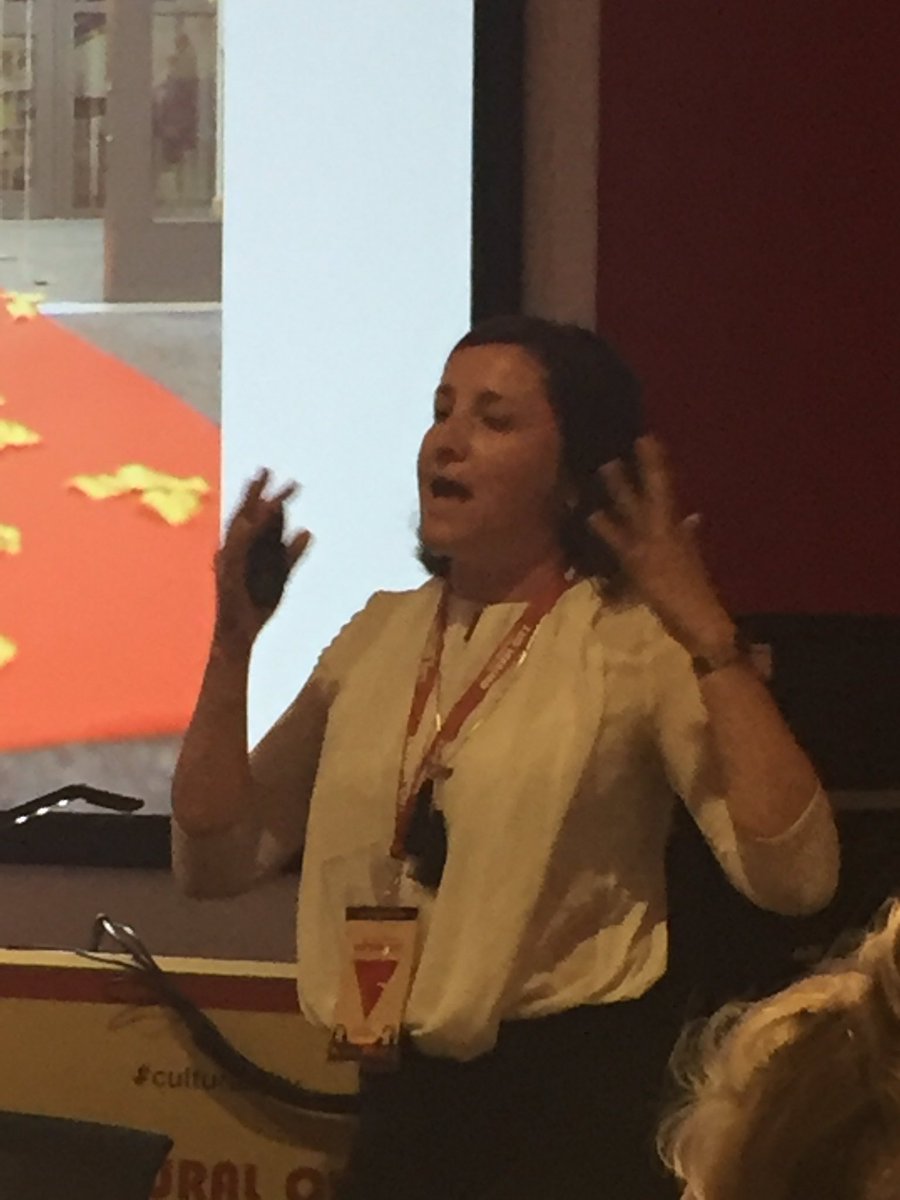CoyshLouise's tweet photo. "No one's going to ask for stone carving - it's about what people want AND offering them something new" Kim Wide @TakeAPart #CitizenControl #CulturalCity https://t.co/aZyaRjQWly