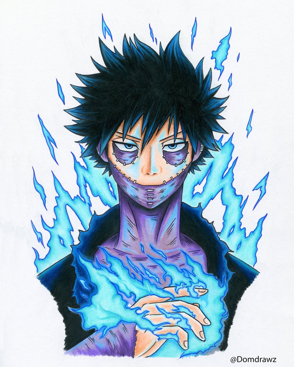 domdrawz's tweet photo. A drawing of Dabi from #myheroacademia https://t.co/fFnsb2Brd4