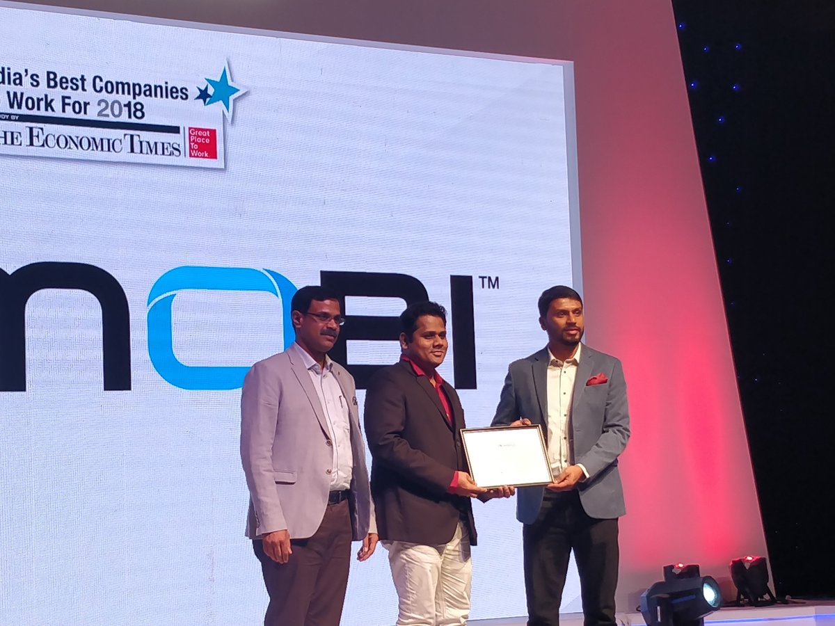 GPTW_India's tweet photo. Congratulations @NaveenTewari @saytonsays on winning #100BestCompanies award 2018. Great going InMobi Technology Services Private Limited . https://t.co/jz7bsURSRz