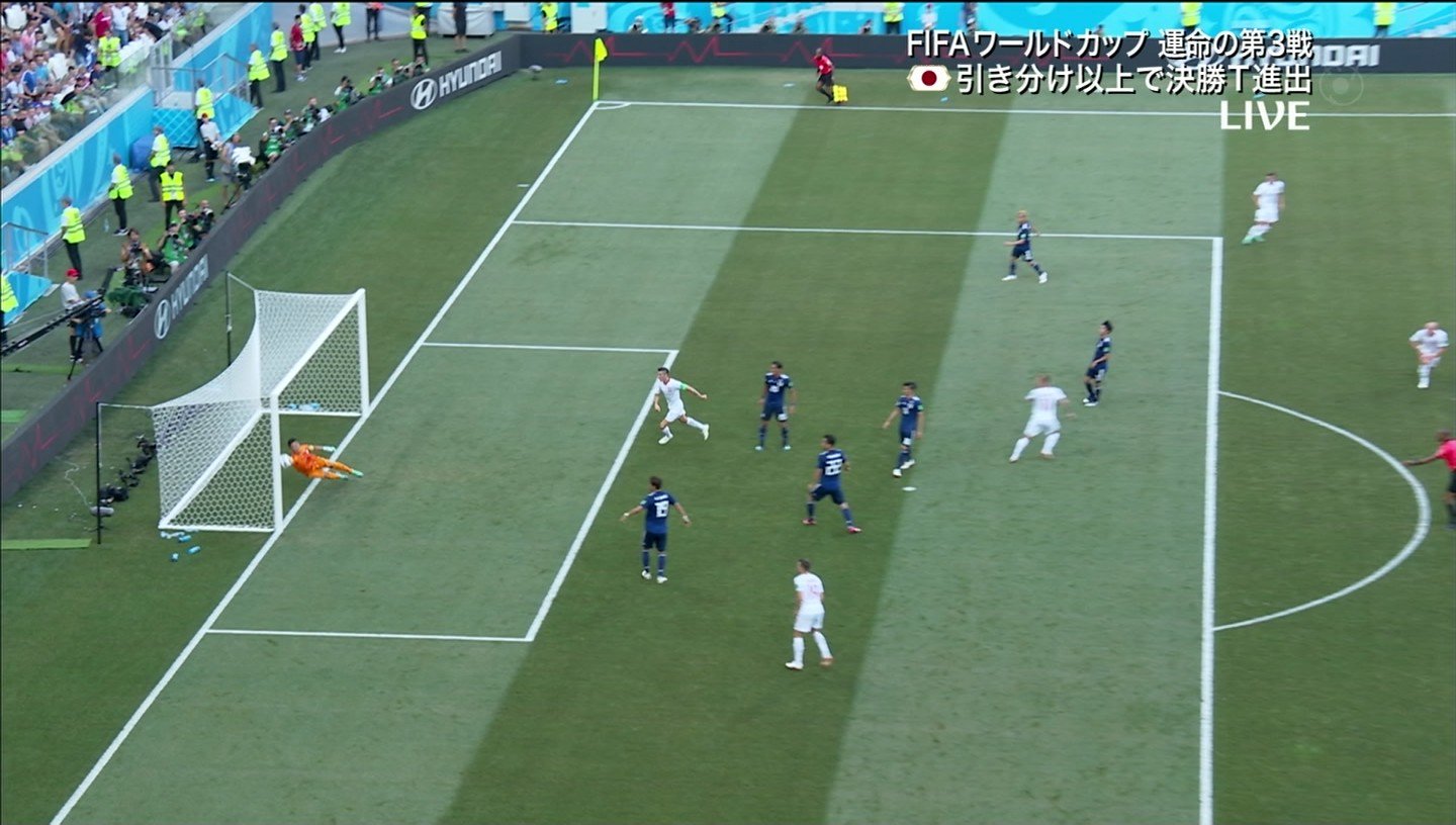 けんたん これ入ってないか と思ったら川島のスーパープレイだった Samuraiblue T Co 4ot0oilrzo Twitter