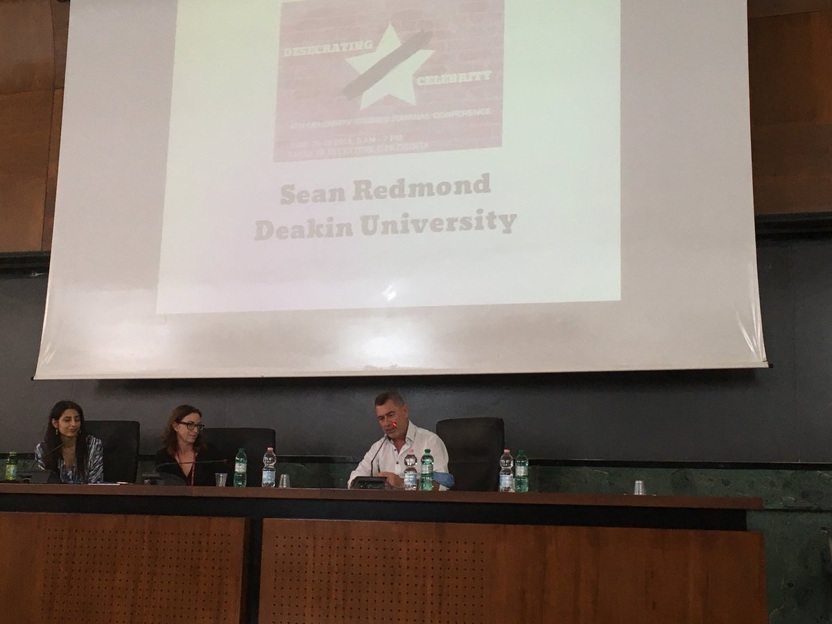 Closing plenary words from Romana Ando and Sean Redmond for Celebrity Studies 2018 #Rome #celebstudies <a href="/CSJcelebstudies/">Celebrity Studies</a>
