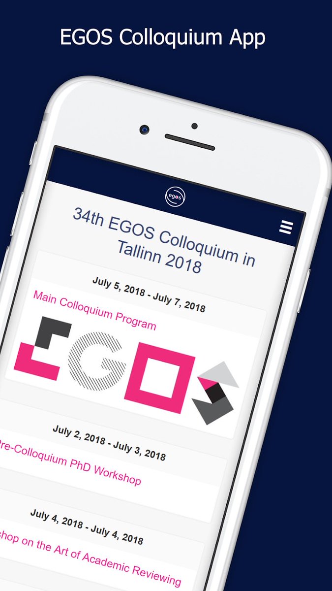 Egos On Twitter Our New App Is Online Go To The Apple Appstore And Search For Egos Or To Googleplay And Search For Egos Colloquium Super Handy For Egos2018 Https T Co 4hslgvfufy