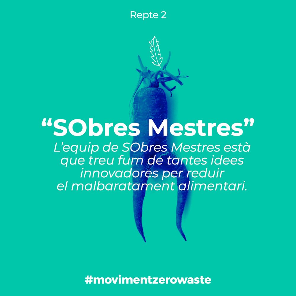 (2.2.) L’equip de “SObres Mestres” és la segona iniciativa del repte 2.
@sObresmestres <a href="/SBCBarcelona/">SBCBarcelona</a> <a href="/espigoladors/">Espigoladors</a>