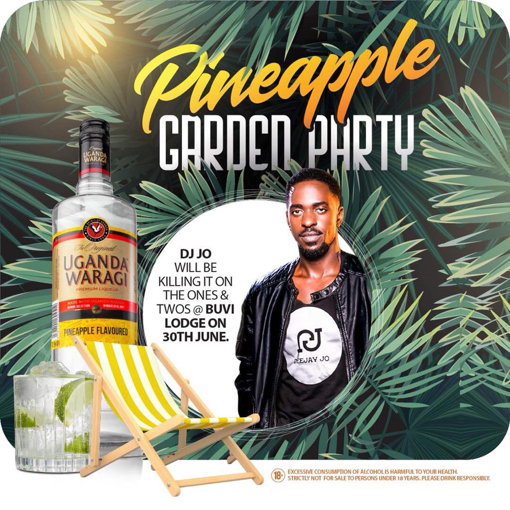 97fmRadiocity's tweet image. We shall be giving away one pair of tickets here to our listeners to get to party with @jo_deejay and @djciza at the @ug_flavours #PineappleGardenParty happening this Saturday.
RT this to get the message to our listeners.