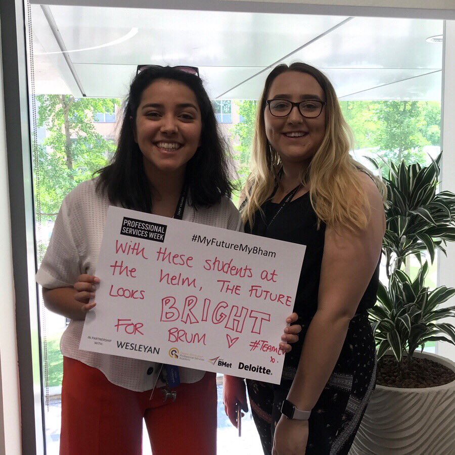 EASTVILLAGEPR's tweet photo. .@hattiedsouza and @_Jodielinda had a great time educating the students of Great Barr Academy and Balaam Wood School all about working in PR, Marketing and Events this morning for @BHAMASPIRE’s #ProfessionalServicesWeek!
The future looks bright for Brum!💡 #MyFutureMyBham https://t.co/Hd7baPaOJe