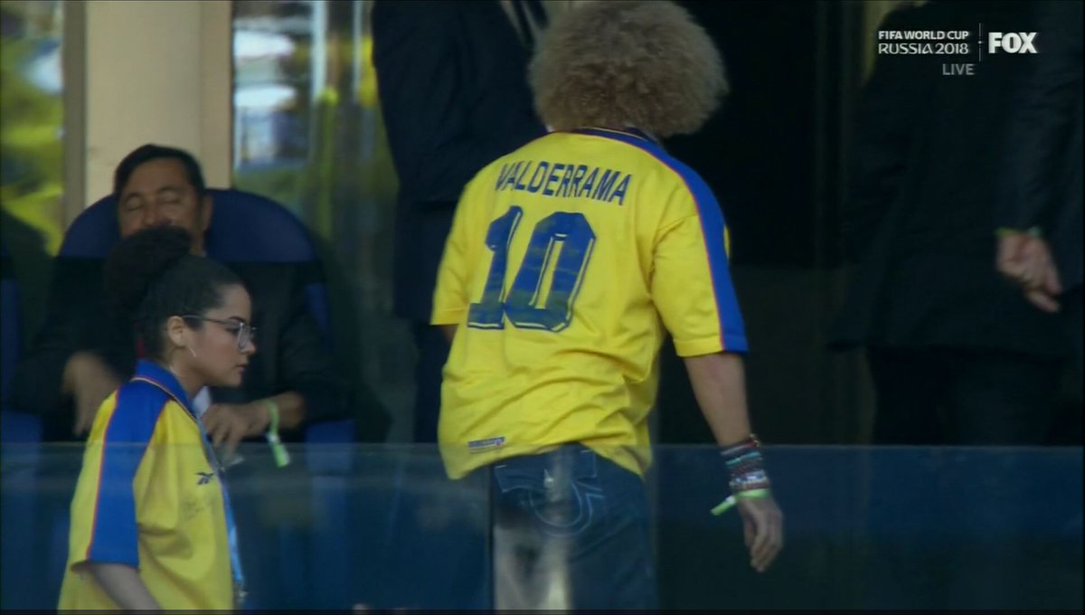 carlos valderrama jersey