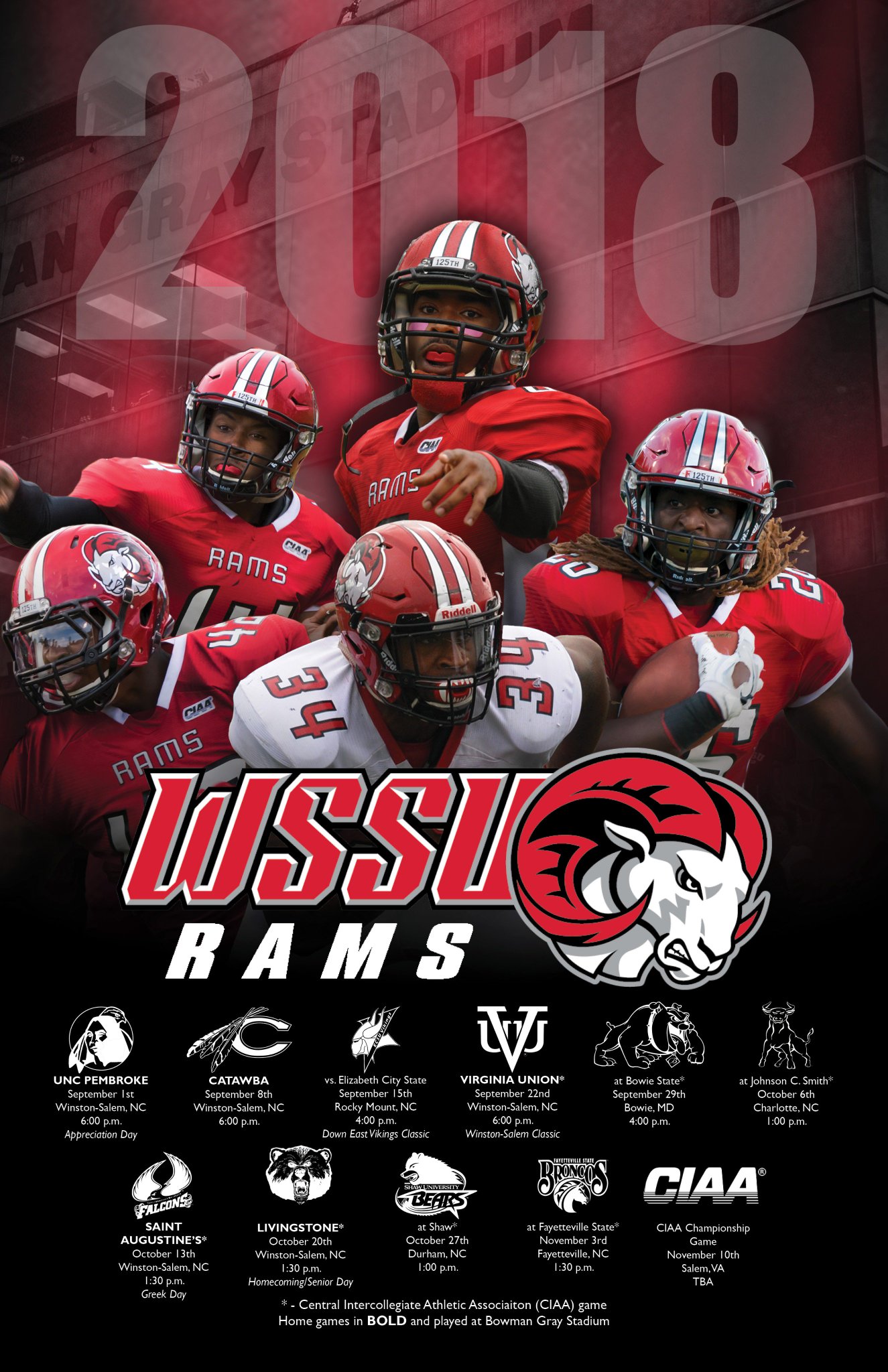 WSSU Athletics on Twitter "Purchase your 2018 Season Tickets NOW