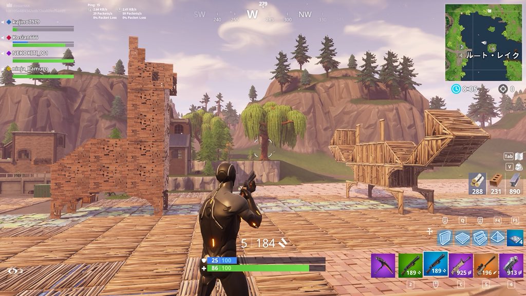 Fortnite建築