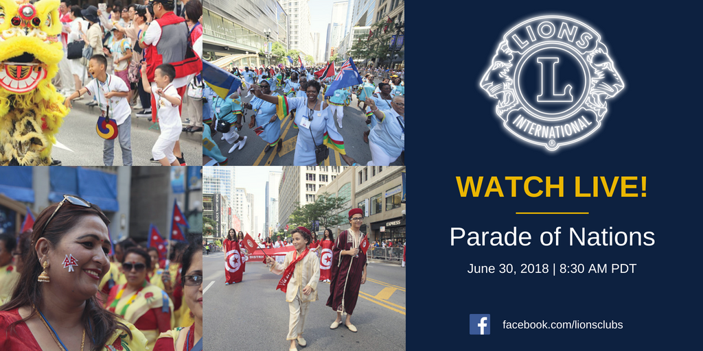 lionsclubs's tweet photo. The Parade of Nations at #LCICon is an incredible display of Lions from over 200 countries and geographic areas marching with pride. Watch the parade LIVE from https://t.co/v28chbp5FU on Saturday, June 30 at 8:30 AM PDT. https://t.co/uoZZTyhZNi