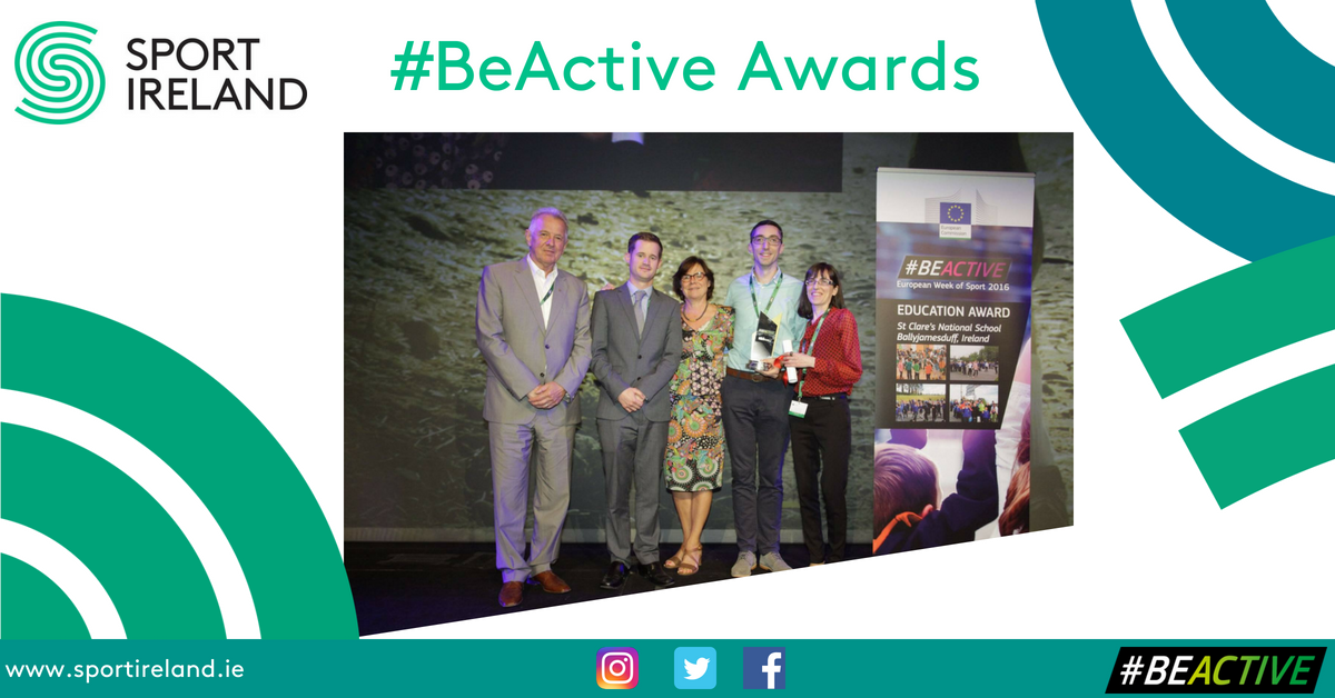 sportireland's tweet photo. Sport Ireland is now inviting applications for the #BeActive Awards in the categories of

➡️Education
➡️Workplace
➡️Local Hero
Closing Date for applications is the 24th July.

Visit the Sport Ireland website for further information ➡️https://t.co/lCUAUDNxYg https://t.co/3Cj5tdjA0j