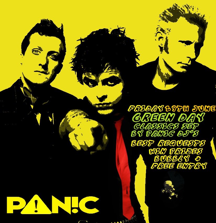 Panic Alternative Club Friday 29th June 
#Friday at Annies Attic Market Pl #Southend
Special #greenday DJ set <a href="/ianpunter_dj/">ian punter</a>