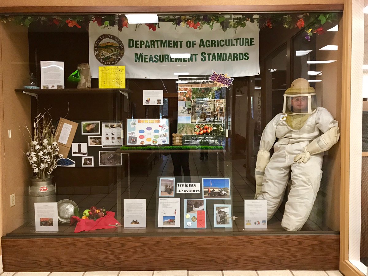 KingsAgComm's tweet image. Now on display in the County Administration building!🏫