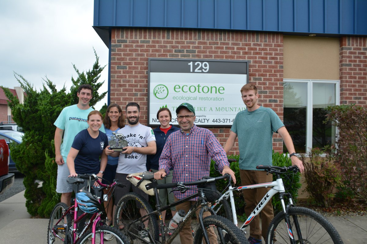 EcotoneInc's tweet photo. #TBT to #Ecotone's 8th #B2WD2018 win! Biking offers many benefits to the #environment and to individuals who decide to #bike. The @BaltoMetroCo and @Bike2WorkCentMD have resources if you to learn about #biking throughout #Maryland and other states → https://t.co/GS9iXXuyiP 🚲 https://t.co/VC3RLwlBRN