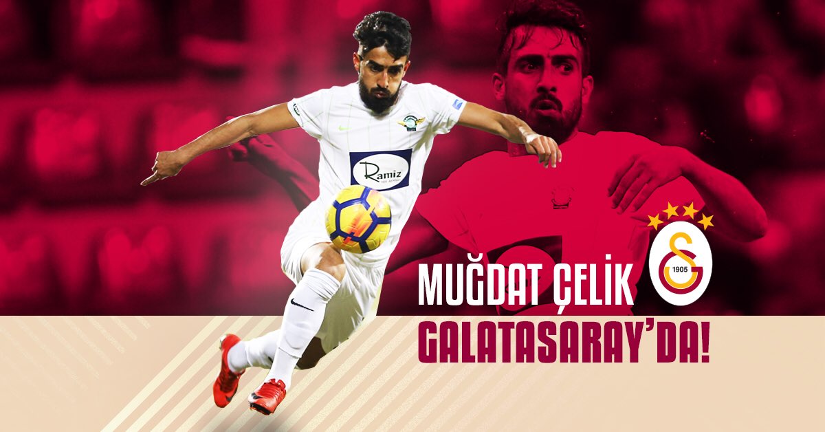 GalatasaraySK's tweet image. Muğdat Çelik Galatasaray’da!