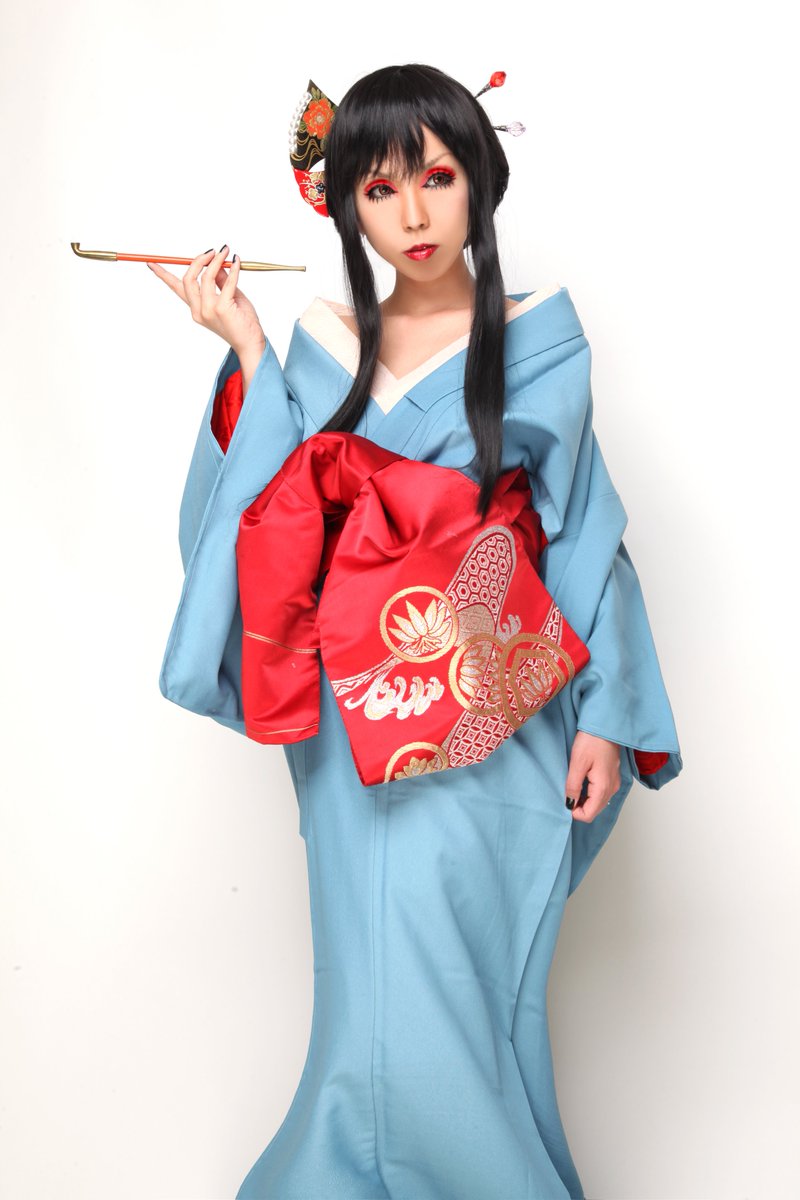 綾瀬凛 前は骨女やった こっちのほうがしっくりくるが わかりづらいキャラだからと却下になったよ コスプレ 骨女 地獄少女