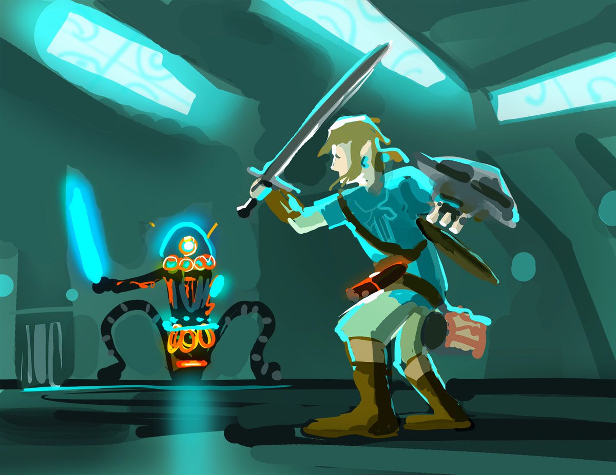 Did a #speedpainting of #botw #BreathoftheWild #LegendOfZelda because it's legit the large majority of what I've been doing as of late, bwahaha! #guiltygamer #guiltygaming