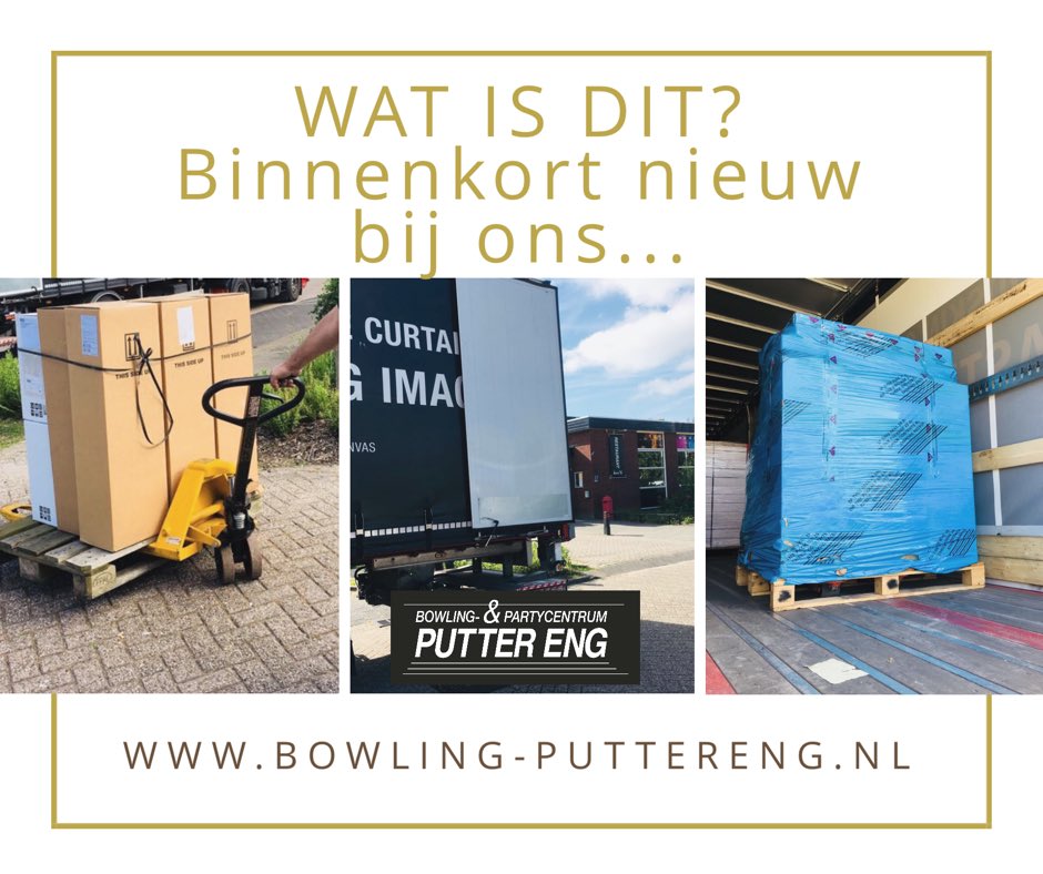 Ja hoor alles is geleverd, nog even wachten tot 6 juli dan is het zover!#bowlen #maardananders #putten