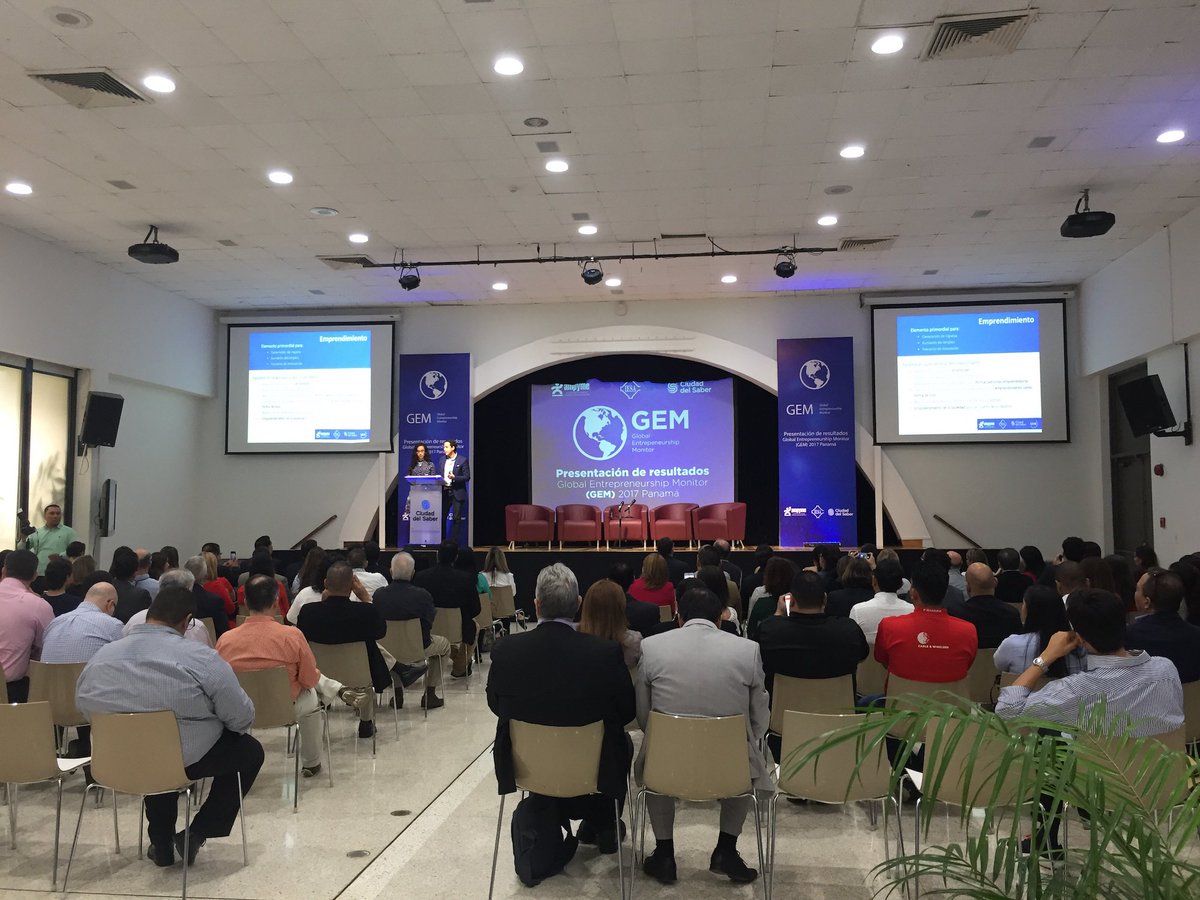CiudaddelSaber's tweet photo. Ya estamos presentaron los indicadores y sub indicadores que miden el emprendimiento en todas sus facetas en Panamá, y en comparación con más de 70 países del mundo #GEM2017 --> https://t.co/0FEw6t5JhC https://t.co/UMpU4b7Drc
