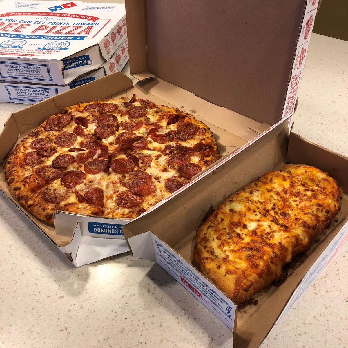 pizzahut or dominos cheese bread pizzahut or dominos cheese bread