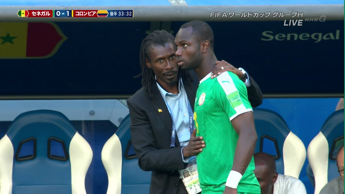 フェアプレーポイントによって敗退したセネガルのシセ監督 敗戦後に残したコメントまで男前だった Togetter