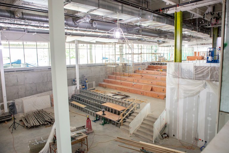 oaklandu's tweet image. Here is a sneak peek of the Oakland Center expansion. 60,000 square feet is being added to the existing 140,000-square-foot frame. The newly renovated O.C. is scheduled to open fall 2018. View the Oakland University Facebook page for more photos. #ThisIsOU