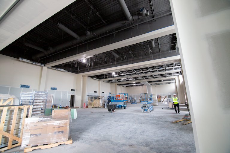 oaklandu's tweet image. Here is a sneak peek of the Oakland Center expansion. 60,000 square feet is being added to the existing 140,000-square-foot frame. The newly renovated O.C. is scheduled to open fall 2018. View the Oakland University Facebook page for more photos. #ThisIsOU