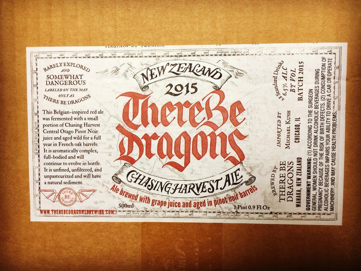 WardEightBar's tweet photo. There Be Dragons Ale 🐉 is back! Along with @chasingharvest ‘s Pinot Noir Rosé... all the way from Central Otago, New Zealand. 
.
.
.
#dragons #rosé #summer #patio #beer #wine #cocktails #wardeightbar #evanston https://t.co/GXoT7vps1B