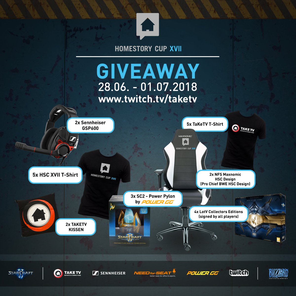 Take part in our HomeStory Cup XVII raffle and use the opportunity to win awesome prizes!! 

↪️ homestorycup.com/raffle