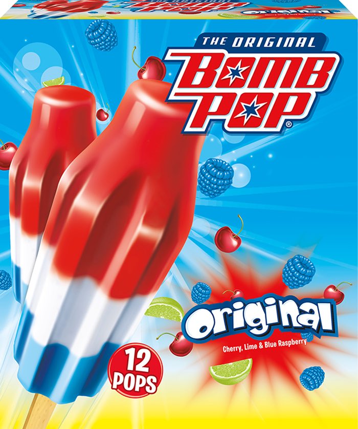 JoannePhlox's tweet image. #BombPopDay a taste of childhood.