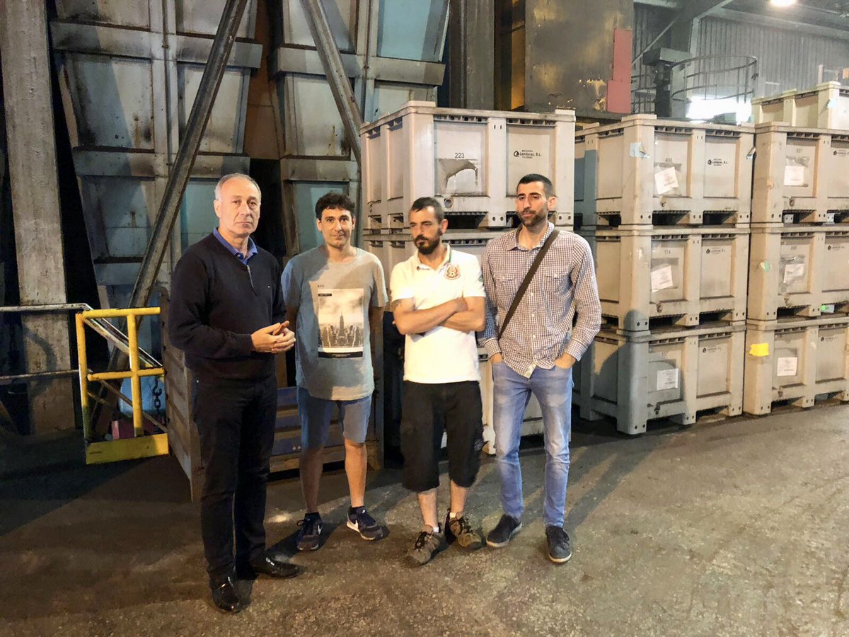 CalderasSat's tweet photo. Jornada intesiva la de hoy, formación técnica y visita a la fundición de @IndHergom. Como siempre, un placer! #satoficial https://t.co/U7jf6bZ9tw