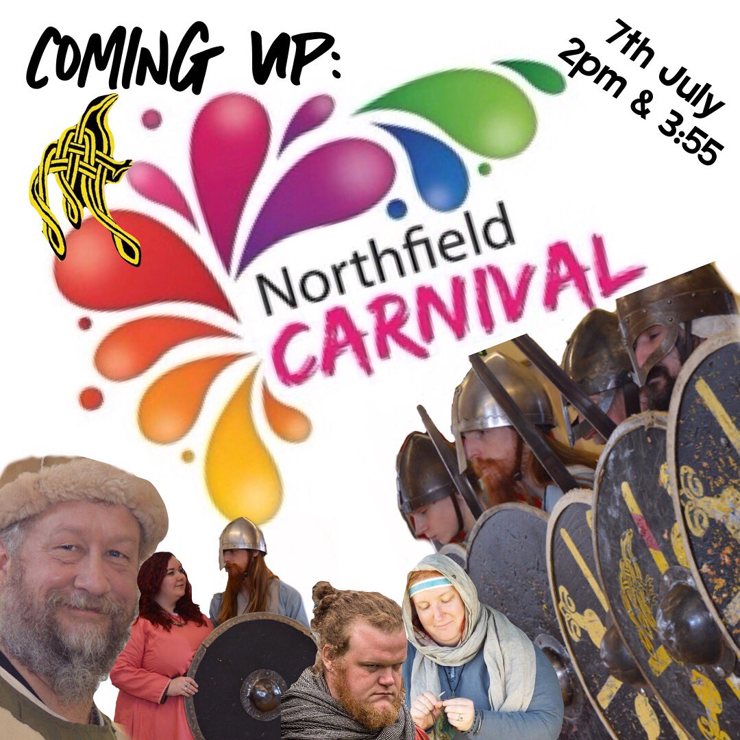 Next up on our #vikingtour - the Northfield Carnival! Come and see us on Victoria Common on Saturday 7th July!
#vikings #vikingsuk #thingstodoinbirmingham #northfield #northfieldcarnival #vikingcombat #swordandshield #familydaysout #brumlife #brumlove #birminghamvikings