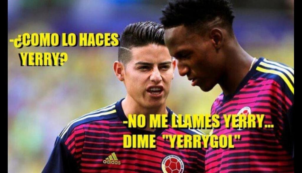 Resultado de imagen para memes yerry mina