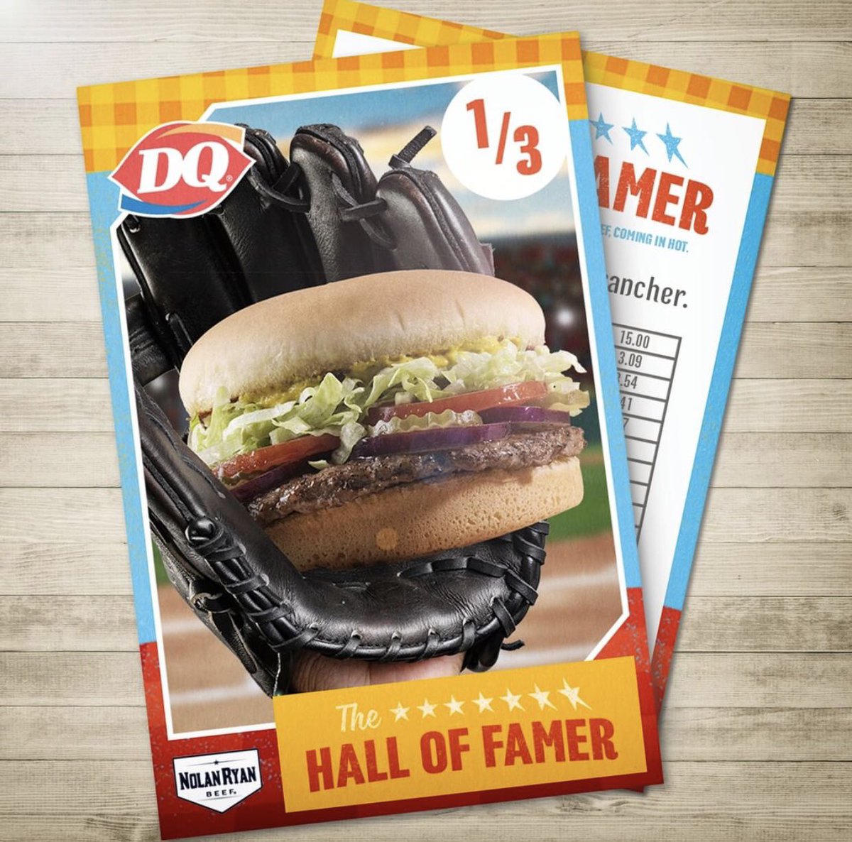 SmithDairyQueen's tweet photo. 1/3 Hall Of Famer Burger 🍔 #delicious #DairyQueen https://t.co/qCPphs4jOm