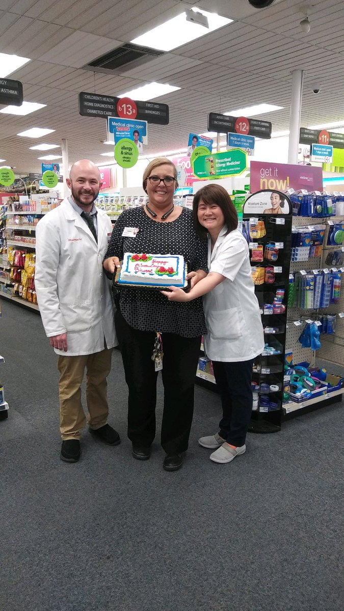 Thanks to the team for all the birthday wishes....#cvsColleagues