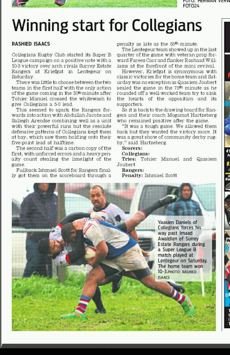 CollegiansRFC's tweet photo. "WINNING START FOR COLLEGIANS"
#WPCLUBRUGBY
#ALLFORTHECOLL https://t.co/JCriwoITB1